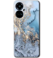 Tecno Camon 19 Pro Kılıf HD Desen Baskılı Kılıf - Eski Mermer