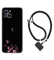 Reeder S23 Max Pro Kılıf Silikon Boyun Askılı İpli Desenli Silikon Love 1629
