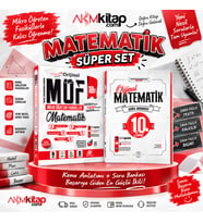 Ankara Kitap Merkezi Orijinal Mikro 10. Sınıf Matematik MÖF Mikro Öğreten Fasiküller ve Soru Bankası Seti 2 Kitap