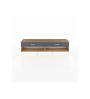 Arges TV Ünitesi 2 Çekmeceli  176x30x51 Çam-Çam/Antrasit