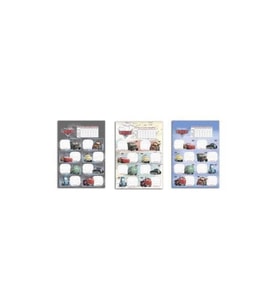 Keskin Color Cars Ders Programlı Üçlü Okul Etiketi 220130-33