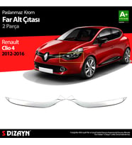 Renault Clio 4 HB Krom Far Alt Çıtası 2012-2016