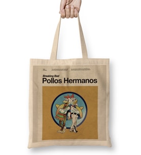 B 18 Pollos Hermanos Bez Çanta Uzun Saplı