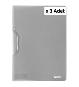 Bigpoint Yandan Sıkıştırmalı Dosya A4 Dumanlı x 3 Adet