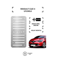 Renault Clio 4 Ayak Dinlendirme Pedalı Krom Ayak Dayama Pedalı