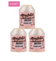 Northcity 3 Adet Altınbaşak Oya ve Dantel İpi 20 gr - Royaleks - No: 648