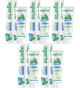Agarta Doğal Diş Macunu 100ML Naneli (5 Li Set)