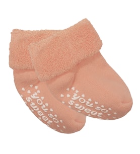 Unisex Somon Kıvrık Sweet Kaydırmaz Taban Havlu Çorap