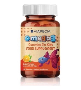 Viapecia Çocuklar İçin Portakal Aromalı Omega 3 Jelibonlar 60'lı