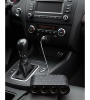 Araçlar İçin 4’lü Çakmak Çoklayıcı Type C USB ve Koruma Sistemli