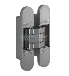 Soho 3 D Gizli Gömme Ayarlı Kapı Menteşesi Mat Krom 135*28 Mm