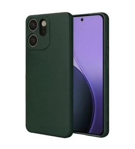 Oppo Reno 14F First Silikon - Koyu Yeşil
