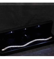 Aya Diamond Gümüş Işıklı Kutulu Taşlı Gurmet Kadın Bileklik