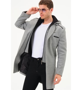 PLT8371 DEWBRRY ERKEK PALTO-GRİ