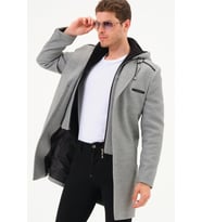 PLT8371 DEWBRRY ERKEK PALTO-GRİ