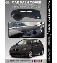 SEAT IBIZA (2008-2017) Torpido Örtüsü Ön Göğüs Koruma Torpido Koruma Birebir Uyum Kaymaz UV Koruma