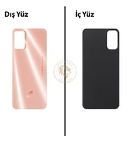 Reeder S19 Max Pro S Rose Gold Arka Kapak Arka Cam Batarya Kapağı Lazer Kesim Kapak Pil Kapağı Back Cover