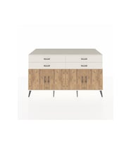 Kronos Konsol 2 Raflı 4 Çekmeceli 8 Kapaklı 176x59x99 Aytaşı-Çam/Aytaşı