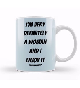 Marilyn Monroe Quotes Art Gift   Vintage Retro Style Kupa Bardak Porselen