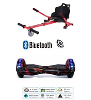 CityMate Smart Balance Elektrikli Kaykay Hoverboard 8.5inch + Hoverkart Set Akıllı Denge Ledli Bluetooth D15