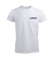 Kişiye Özel Tasarım Tişört - Logo Baskı (Beyaz)
