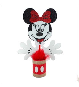 Minnie Mouse Masa Süsü, 45cm x 20cm - Kırmızı