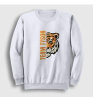 Presmono Unisex Beyaz Tiger Boks Boxing Team Mike Tyson Sweatshirt 514671tt (Beyaz)