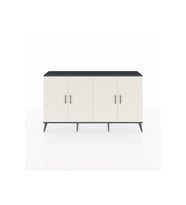 Arges Konsol 6 Raflı 4 Kapaklı 176x30x99 Antrasit-Aytaşı/Çam