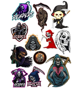 Cellat Sticker Set-1 12 Parça Telefon, Tablet, Defter, Laptop Sticker