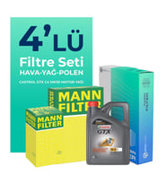 MANN İnfiniti FX 35 Filtre Bakım Seti Castrol Motor Yağlı (2002-2009) 4 Lü