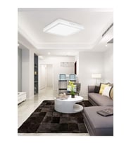 60x60 Sıva Üstü 60watt Led Panel, Beyaz Işık 6500k- Beyaz Çerçeve, Homojen Aydınlatma, 60cm X 60cm