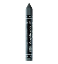 Jumbo Graphite Stick 2B 1 Adet Agaçsız Kalın Grafit Füzen Kömür Kalem Karakalem (Siyah)