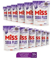 Miss Soda Plus Çamaşır Sodası 500 GR Lavanta (12 Li Set) Toplam 6000 GR