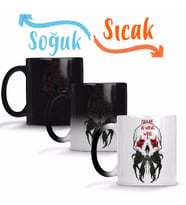 Skullcrab Sihirli Kupa Bardak Porselen