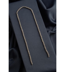 Hematit Taşı Çiçek Rondela Kesim Mat Titanyum 2x4mm Doğal Taş Dizi
