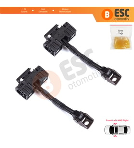 Skoda Superb MK2 II B6 3T 3T4 3T5 2008-2015 3T0837249C İçin 2 EA Ön Sağ ve Sol Kapı Gergi Yayı