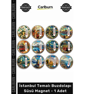#Magnet Hediyelik Hatıra Turistik Dekoratif Şehir Baskılı İstanbul Temalı Buzdolapı Süsü Magnet