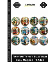 #Magnet Hediyelik Hatıra Turistik Dekoratif Şehir Baskılı İstanbul Temalı Buzdolapı Süsü Magnet