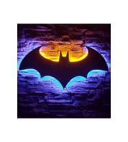 Mony Tasarım Batman Yarasa Led Işıklı Tablo