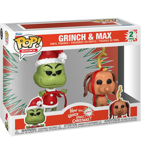 Funko Pop! Kitaplar: Grinch Noel'I Nasıl Çaldı - Grinch Ve Max, 2'Li Paket (Krem)