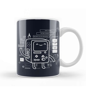 Adventure Time Bmo 04 Kupa Bardak Porselen