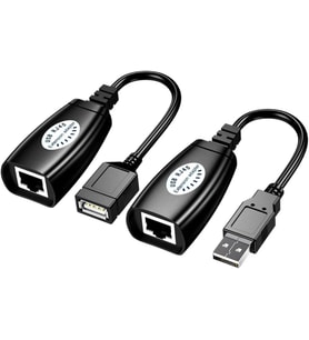 Usb Extrender, 50 Metre Rj45, Usb Uzatma Kablosu, Cat5 – Cat6 uyumlu