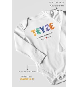 Teyze anne gibi ama daha cool Uzun Kollu Çıtçıtlı Bebek Body