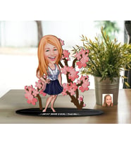 BK Gift Kişiye Özel Anneler Günü Karikatürlü 3D Ahşap Biblo, Anneler Günü Biblo, Ahşap Biblo, Anneye Hediye, Ev Dekoru-7