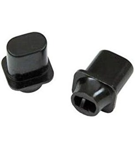 Fender 0994937000 Pure Vintage Telecaster Switch Ucu (Siyah - 2'li) Klasik Siyah Anahtar Başlığı Yedek Parça Olarak İkili Paket