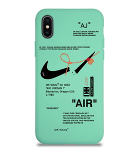 Apple iPhone X Uyumlu Lansman Kılıf Sneakers Tasarımlı Altı Kapalı İçi Kadife Kaplı Silikon Kapak (Şeffaf)