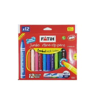 Jumbo Yıkanabilir Keçeli Kalemi 12 Renk FA34260JKC12