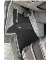 Volkswagen Transporter T6-T7 2016-2024 Aracına Özel 8D Çift Katmanlı Havuzlu Paspas Takımı (Altın)