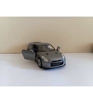 Nissan GTR R35 1/36 12cm Model Araba Çek bırak(ÖZEL PLAKALI) (Füme)