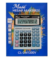 Masis CL-DM1200V 12 Hane Masaüstü Hesap Makinesi
